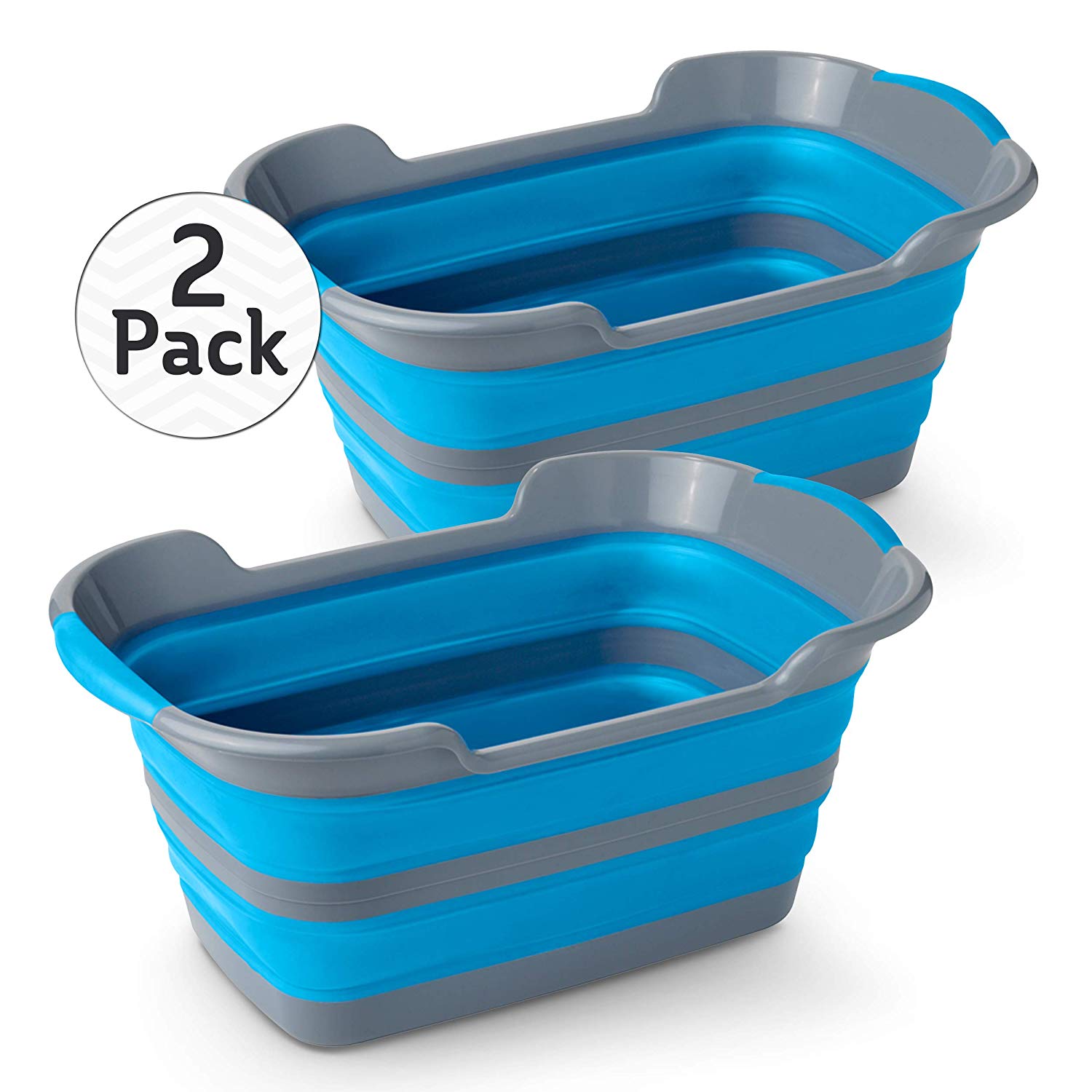 Plastic Collapsible Laundry & Storage Basket